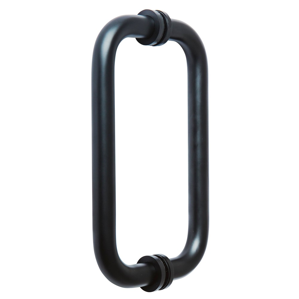 150mm Door Handle 19mm Dia. Black