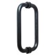150mm Door Handle 19mm Dia. Black