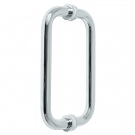 150mm Door Handle 19mm Dia. Polished Chrome