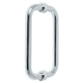 150mm Door Handle 19mm Dia. Polished Chrome