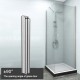 Full Length Lift & Lower Hinge - 6mm Glass - 2100mm - Chrome