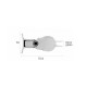 Full Length Lift & Lower Hinge - 6mm Glass - 2100mm - Chrome