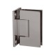 Shannon SQ Range - Wall To Glass Hinge -- Satin Chrome
