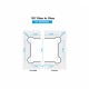 Shannon SQ Range - 135 Degree Glass To Glass Hinge - Black