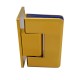 Single Wing Wall To Glass Shower Hinge - Polished Brass