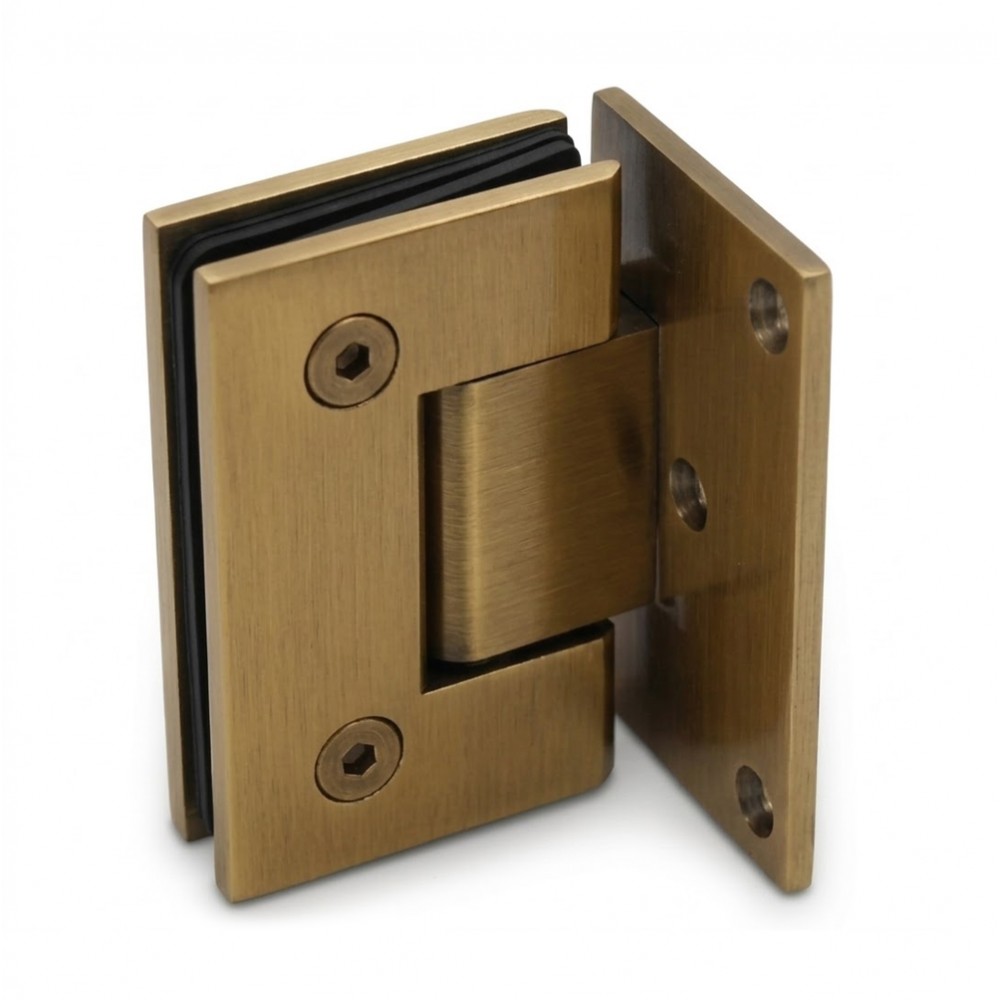 Shannon SQ Range - Single Wing Wall To Glass Shower - Antiqu