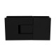 Verano Range - 180 Degree Glass 2 Glass - Matt Black