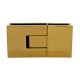 Verano Range - 180 Degree Glass 2 Glass - Polished Brass