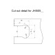 Verano Range - Single Wing Wall To Glass Hinge - PC