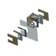 Verano Range - Single Wing Wall To Glass Hinge - PC