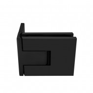 Verano Range - Single Wing Wall To Glass Hinge - Matt Black