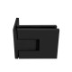 Verano Range - Single Wing Wall To Glass Hinge - Matt Black