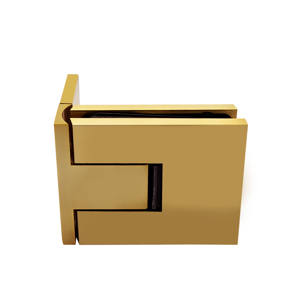 Verano Range - Single Wing Wall To Glass - Polished Brass