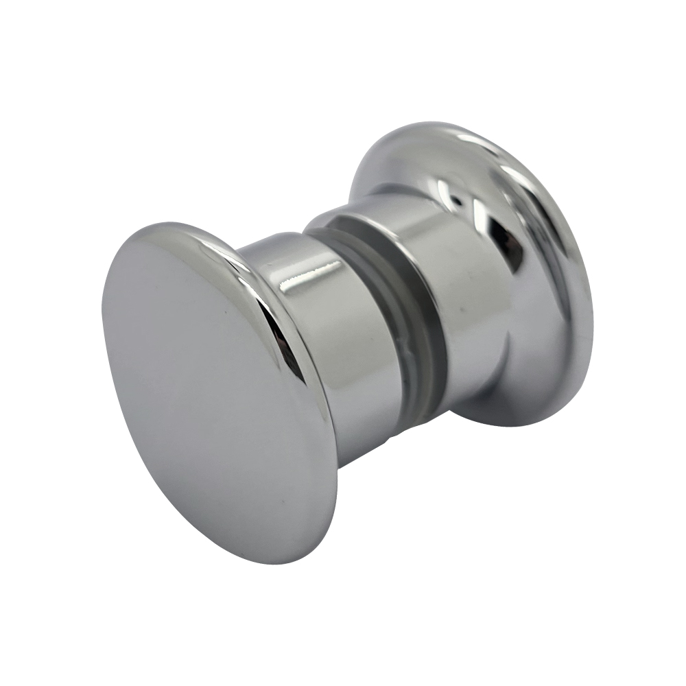 38mm x 20mm Shower Door Knob - Polished Chrome