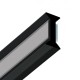 180 Degree - 12mm - Black Glass To Glass Joiner