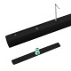 Shower Fixed Panel Support - 8-10mm Glass - Left - Black