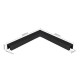 Shower Fixed Panel G2G Support - 8-10mm Glass - Black