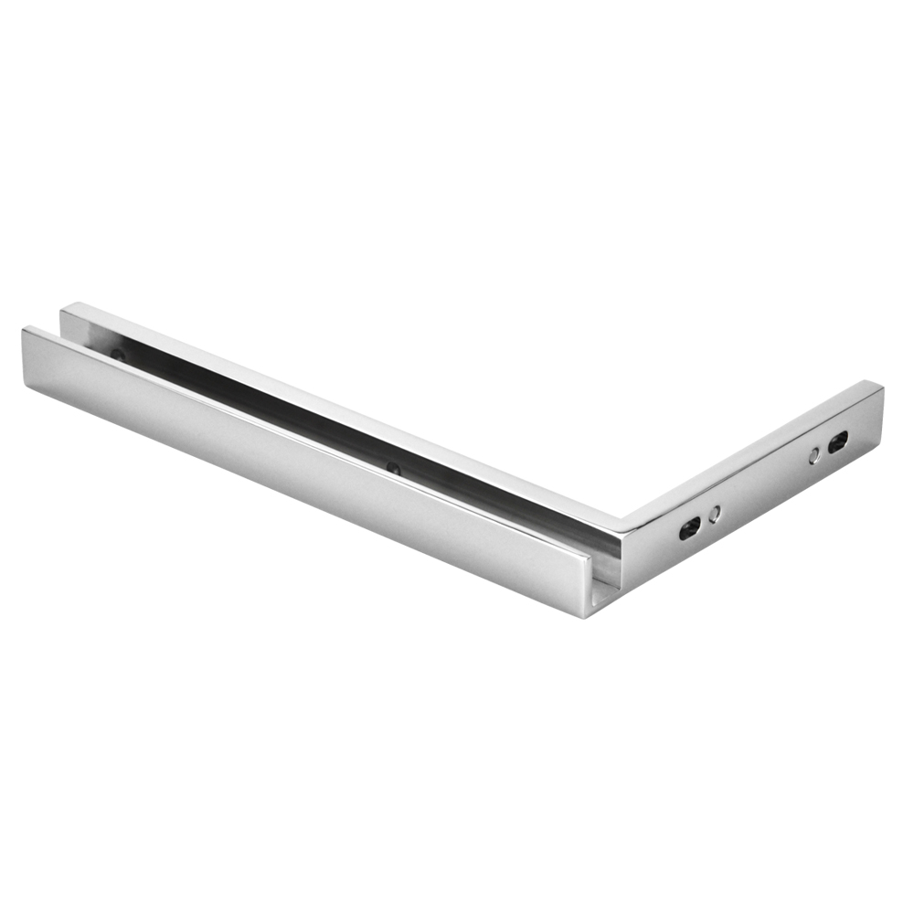 Shower Fixed Panel Support - 8-10mm Glass - Left - Chrome