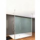 Fixed Panel Floor To Ceiling Post 8mm Glass - 2.8mtr - PA