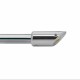 Reinforcement Bar 45 Degree Wall Mount - Polished Chrome