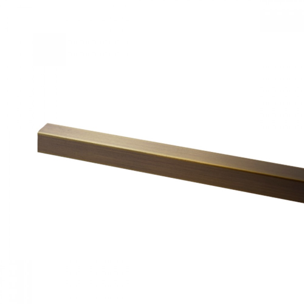 1200mm SQ Support Bar With Swivel Fitting - Antique Brass