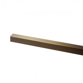 1200mm SQ Support Bar With Swivel Fitting - Antique Brass
