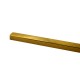 1200mm SQ Support Bar With Swivel Fitting - Polished Brass