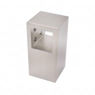 Square Reinforcing Bar T Joiner - Brushed Nickel