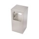 Square Reinforcing Bar T Joiner - Brushed Nickel