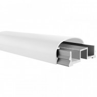 EaziRail Handrail Base Profile - 3000mm - Anodised