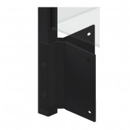 Side Mounted EaziRail 90 Deg Ext Post - 1100mm - Black