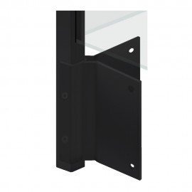 Side Mounted EaziRail 90 Deg Ext Post - 1100mm - Black