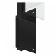 Side Mounted EaziRail 90 Deg Int Post - 1100mm - Black