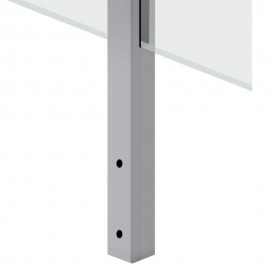 Side Mounted EaziRail Centre Post - 1100mm - Anodised