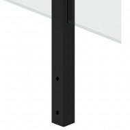 Side Mounted EaziRail Centre Post - 1100mm - Black