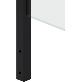 Side Mounted EaziRail End Post Right - 1100mm - Black