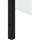 Side Mounted EaziRail End Post Right - 1100mm - Black