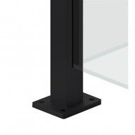Top Mounted EaziRail 90 Deg Int Post - 1100mm - Black