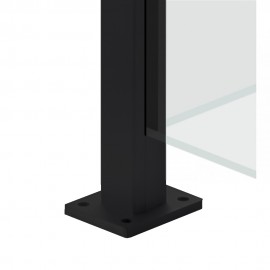 Top Mounted EaziRail 90 Deg Int Post - 1100mm - Black