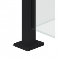 Top Mounted EaziRail 90 Deg Int Post - 1100mm - Black