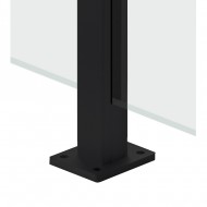 Top Mounted EaziRail Centre Post - 1100mm - Black
