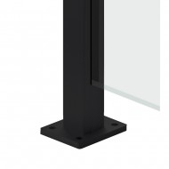 Top Mounted EaziRail End Post - 1100mm - Black