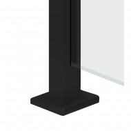 Top Mounted EaziRail End Post - 1100mm - Black