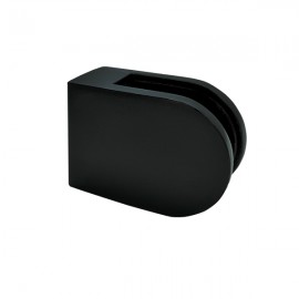 Glass Clamp - 63x45mm - Zinc - Black - Flat - 6-12mm