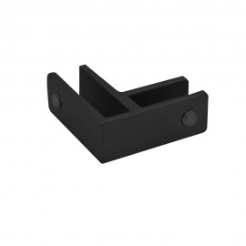 90 Degree Glass To Glass Panel Support 10-12.76mm - Black