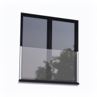 SkyForce Side Mount 1100mm High 16.76-21.52mm Glass Anodised