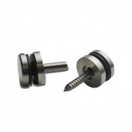 30mm Point Fixture-M8 x 40mm Bolt- Satin Finish 316SS