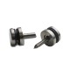 30mm Point Fixture-M8 x 40mm Bolt- Satin Finish 316SS