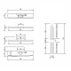 50mm Point Fixture With 120mm Wood Screw For Timber Fixing