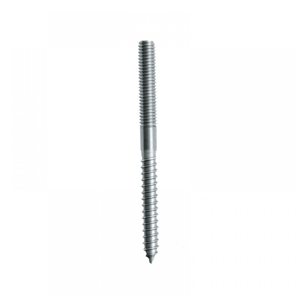 Double Side Hanger Bolt - Wood Screw  M10 x 80mm